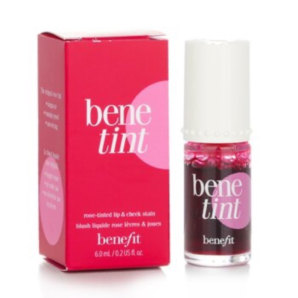 Benefit cosmetics Benetint liquid lip + cheek blush stain